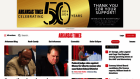 What Arktimes.com website looks like in 2024 