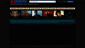 What Allmusicas.com website looks like in 2024 