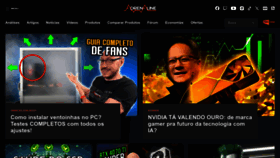 What Adrenaline.com.br website looks like in 2024 