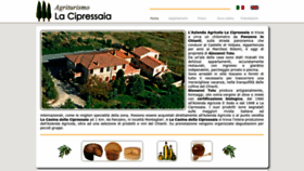What Agriturismolacipressaia.it website looks like in 2024 