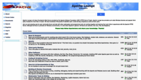 What Apachelounge.com website looks like in 2024 