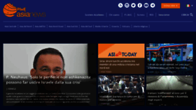 What Asianews.it website looks like in 2024 