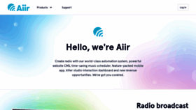 What Aiir.com website looks like in 2024 