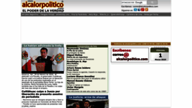 What Alcalorpolitico.com website looks like in 2024 