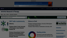 What Arthritis-research.com website looks like in 2024 
