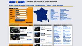 What Autocadre.com website looked like in 2024 (1 year ago)