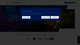 What Akzonobel.com website looks like in 2024 