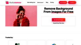 What Autoremov.com website looked like in 2024 (2 years ago)