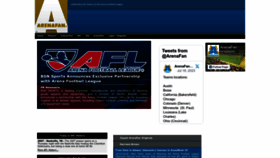 What Arenafan.com website looked like in 2024 (1 year ago)