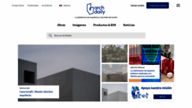 What Archdaily.mx website looked like in 2024 (1 year ago)