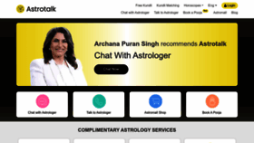 What Astrotalk.com website looks like in 2024 