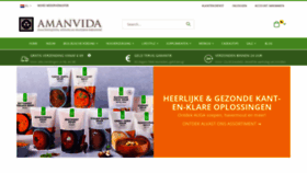 What Amanvida.eu website looks like in 2024 