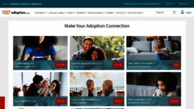 What Adoption.com website looks like in 2024 