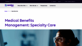 What Aimspecialtyhealth.com website looks like in 2024 