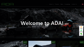 What Adaoverland.com website looks like in 2024 
