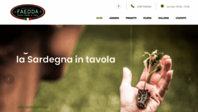 What Agricolafaedda.com website looks like in 2024 