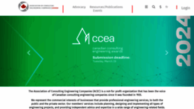 What Acec.ca website looks like in 2024 
