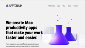 What Apptorium.com website looks like in 2024 
