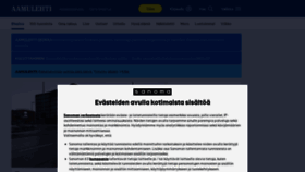 What Aamulehti.fi website looks like in 2024 