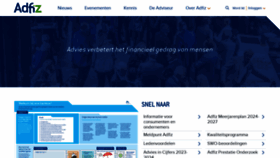 What Adfiz.nl website looks like in 2024 