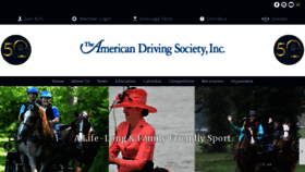 What Americandrivingsociety.org website looks like in 2024 