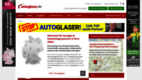 What Autoglaser.de website looks like in 2024 
