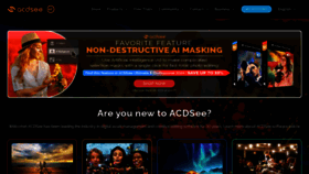 What Acdsee.com website looks like in 2024 