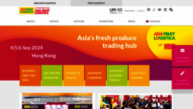 What Asiafruitlogistica.com website looks like in 2024 