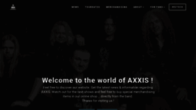 What Axxis.de website looks like in 2024 