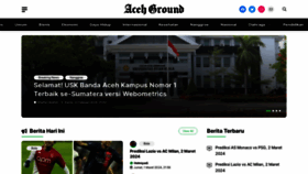 What Acehground.com website looks like in 2024 