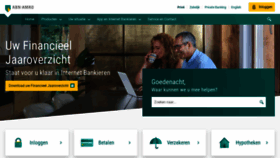 What Abnamro.nl website looks like in 2024 