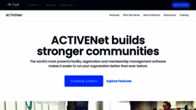 What Activecommunities.com website looks like in 2024 