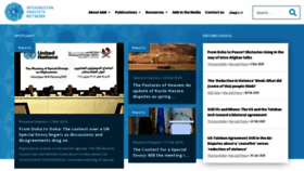 What Afghanistan-analysts.org website looks like in 2024 