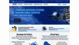 What Archive-host.com website looks like in 2024 