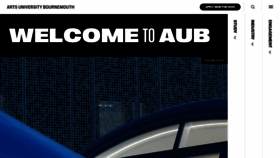What Aub.ac.uk website looks like in 2024 