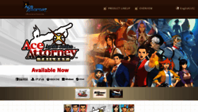 What Ace-attorney.com website looks like in 2024 