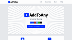 What Addtoany.com website looks like in 2024 