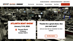 What Atlantaboatshow.com website looks like in 2024 