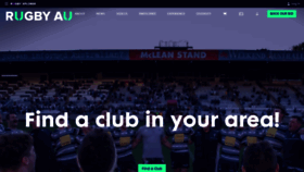 What Australia.rugby website looks like in 2024 