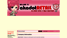 What Akadot.com website looks like in 2024 
