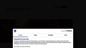 What Aerzteblatt.de website looks like in 2024 