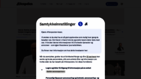 What Aftenposten.no website looks like in 2024 