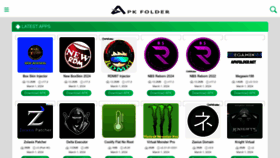 What Apkfolder.net website looks like in 2024 