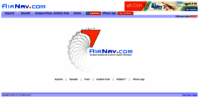 What Airnav.com website looks like in 2024 