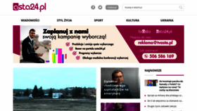 What Asta24.pl website looked like in 2024 (1 year ago)