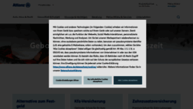 What Allianz.de website looks like in 2024 