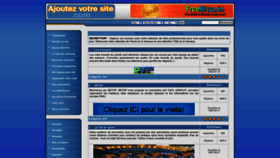 What Ajoutezvotresite.com website looks like in 2024 