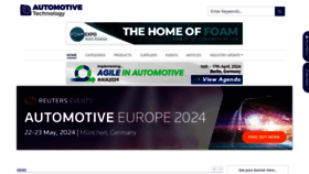 What Automotive-technology.com website looks like in 2024 