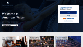 What Amwater.com website looks like in 2024 