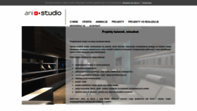 What Anistudio.pl website looks like in 2024 